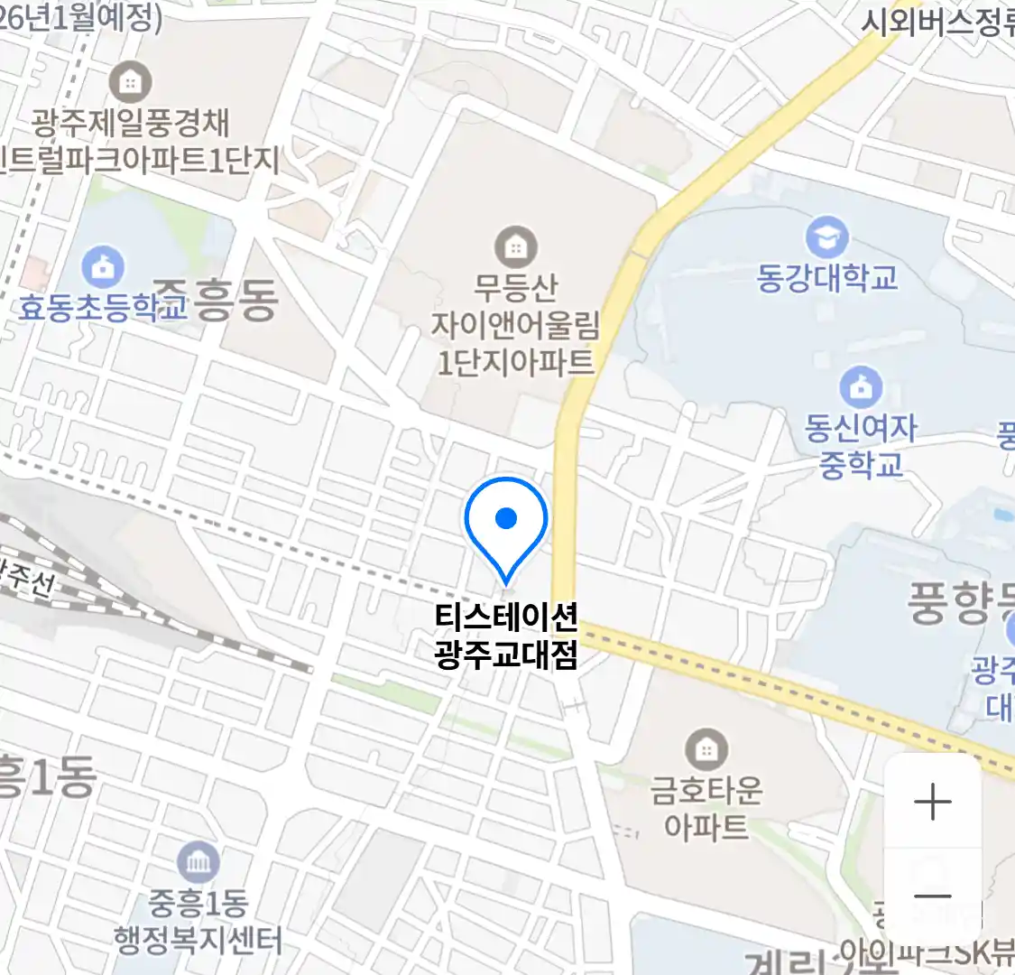티스테이션 광주교대점 위치