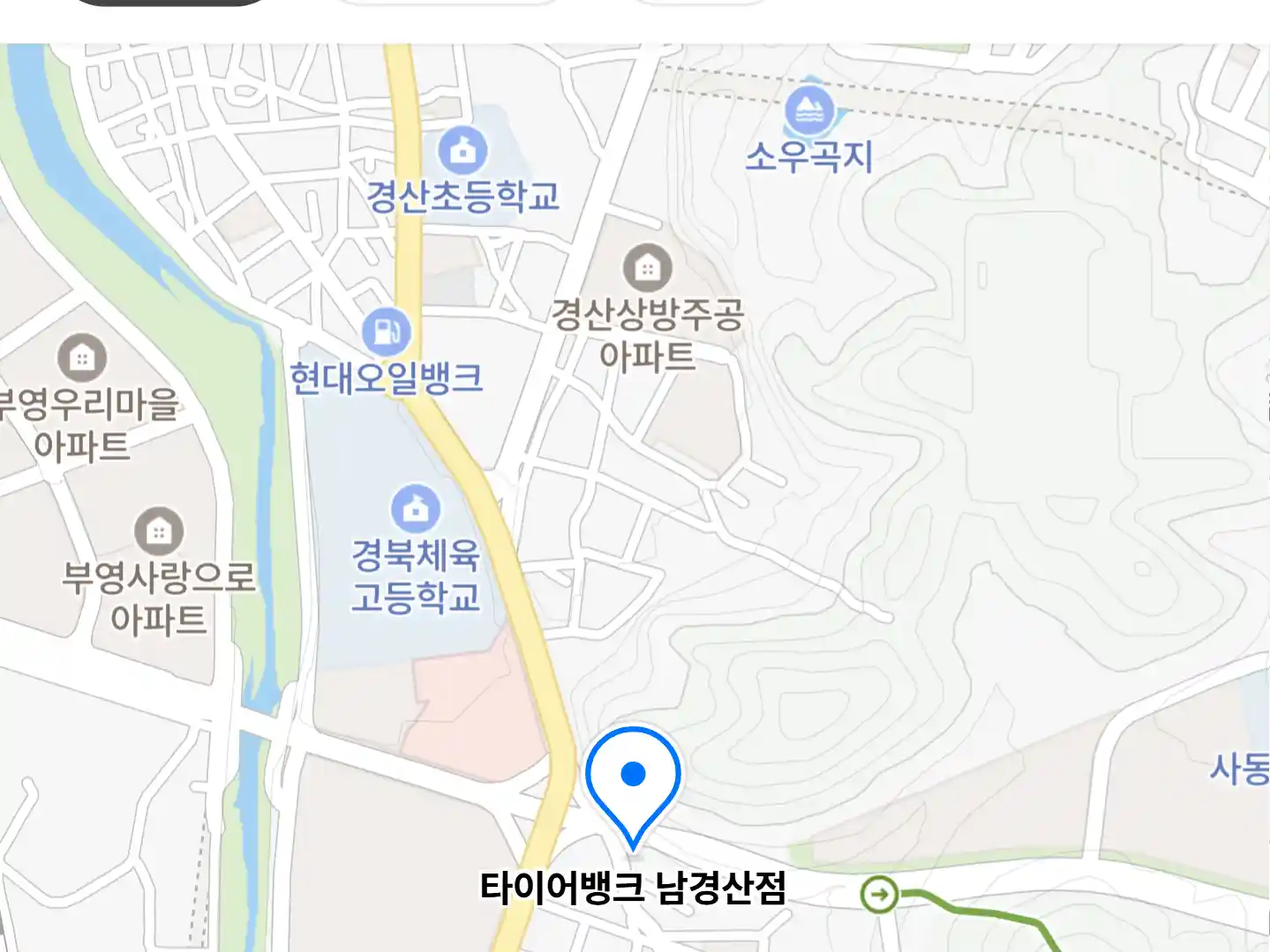 타이어뱅크 남경산점 위치