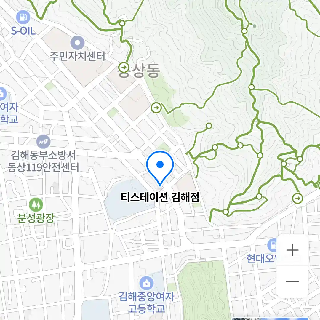 티스테이션 김해점 위치
