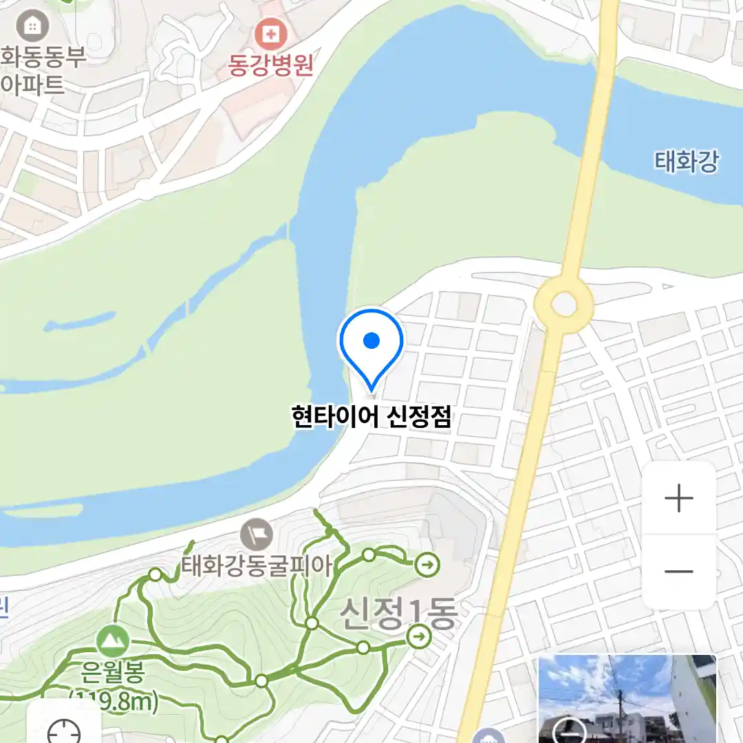 현타이어 신정점 위치