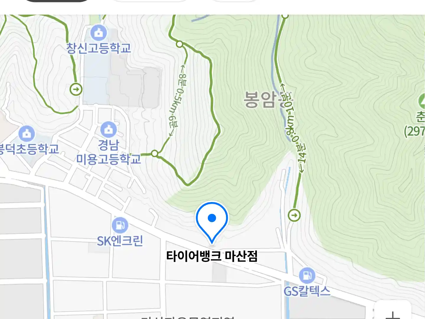 타이어뱅크 마산점 위치