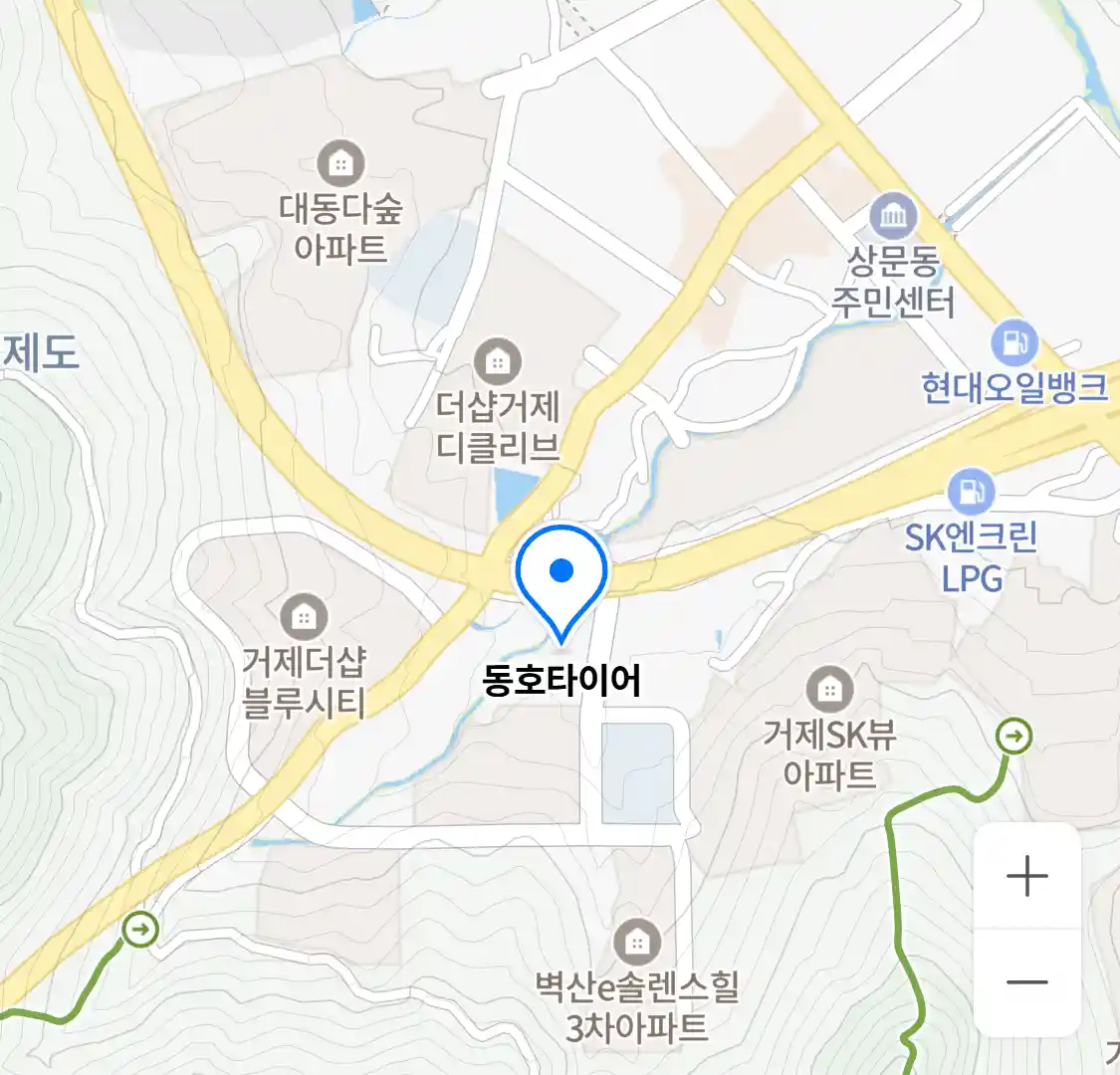 동호타이어 위치