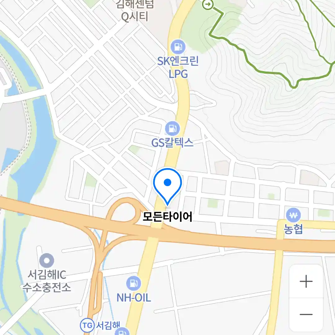 모든타이어 지도