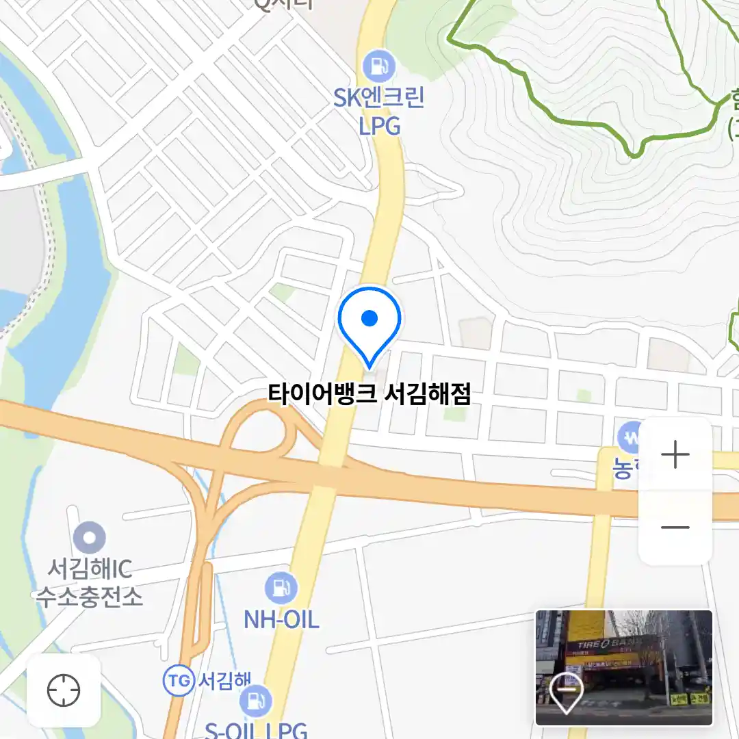 타이어뱅크 서김해점 지도