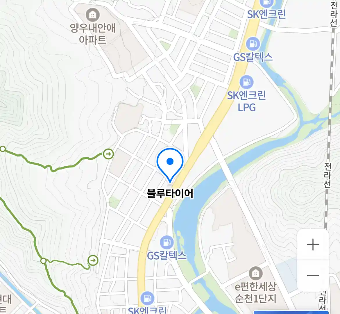 블루타이어 위치