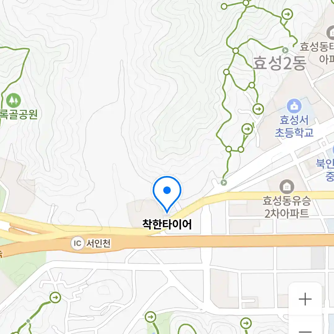 착한타이어 위치