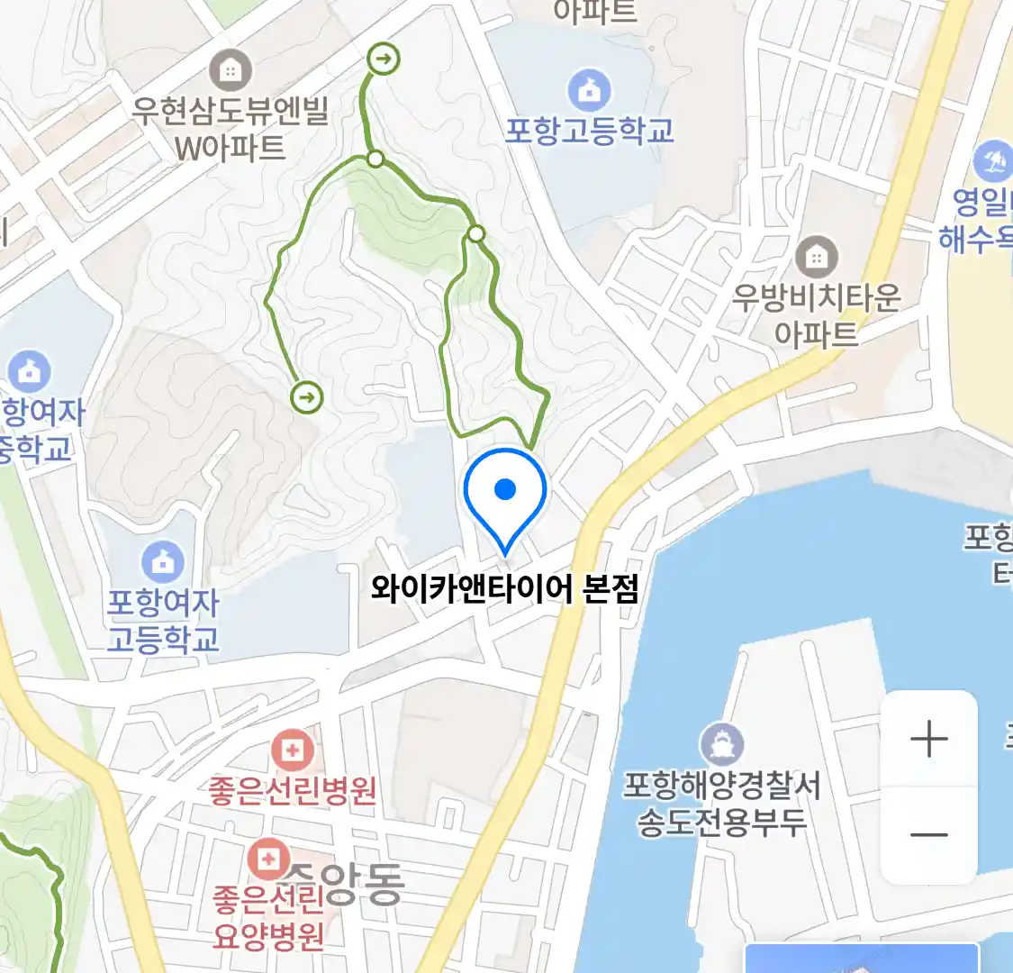 와이카앤타이어 본점 위치